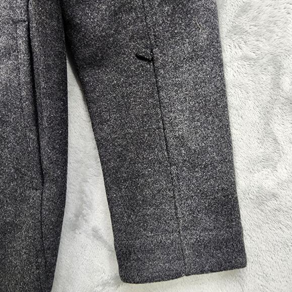 Lululemon Jacket Womens 4 Grey Heathered Black Wool All Days Soft Shell NO VEST - Picture 3 of 13